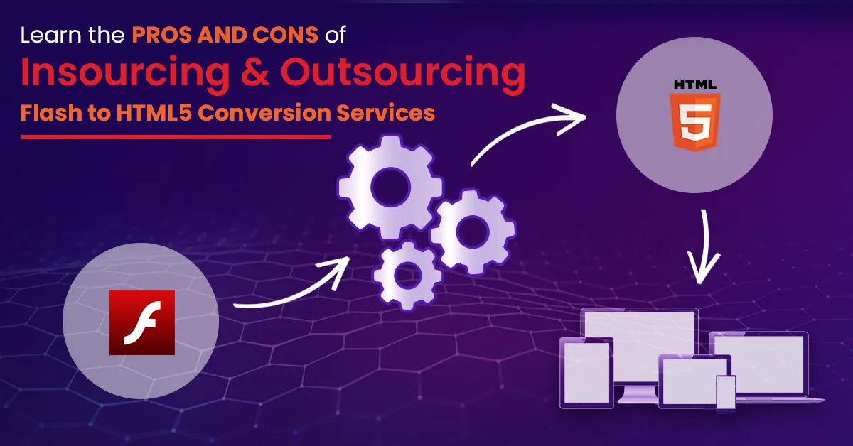 Pros and Cons of Insourcing & Outsourcing Flash to HTML5 Conversion