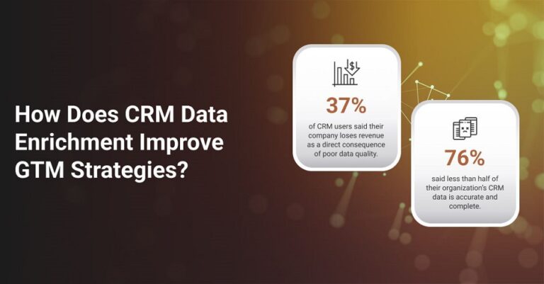 How Does CRM Data Enrichment Improve GTM Strategies