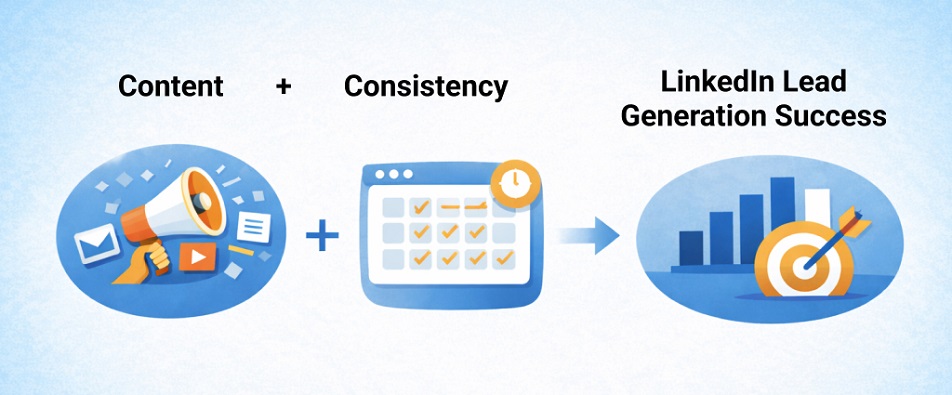 Content + Consistency = LinkedIn Lead Generation Success