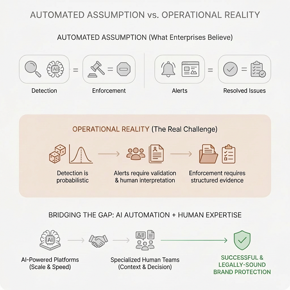 Flow diagram of - Automated Assumption vs. Operatinal Reality