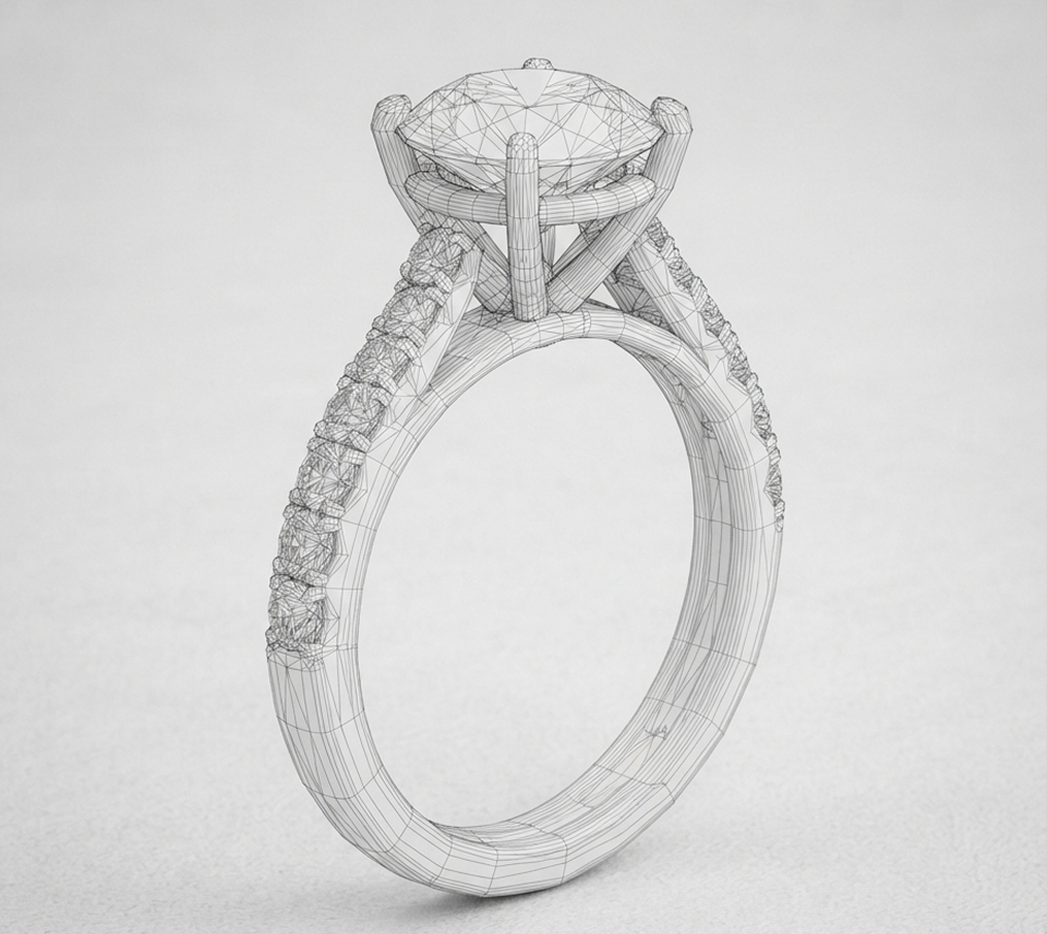 3D Jewelry Modeling before