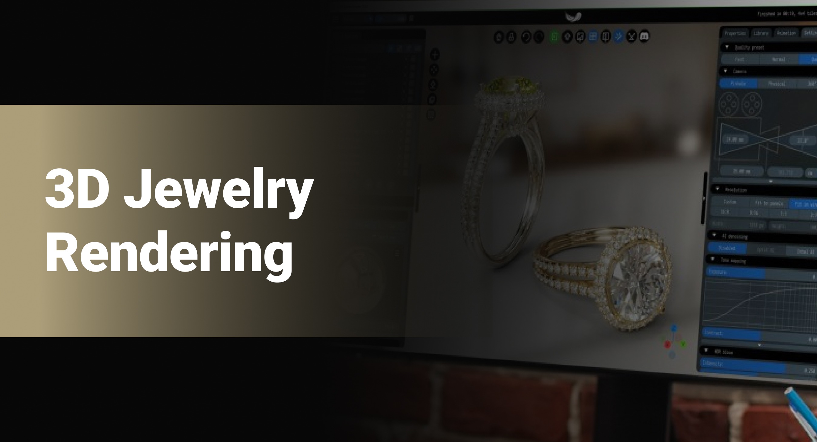 3D Jewelry Rendering