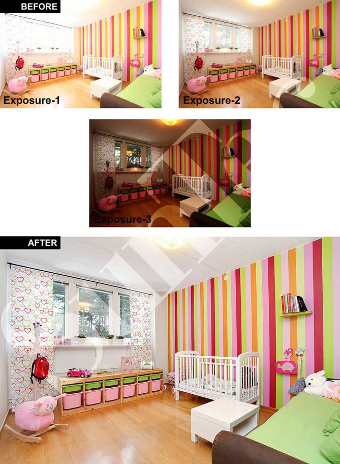 Real Estate Image Blending Services