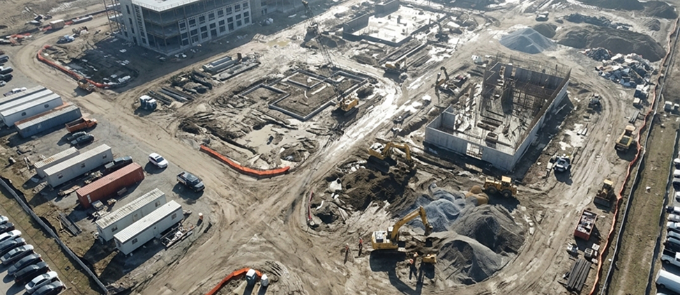 Aerial Photo Editing for Construction Projects Before