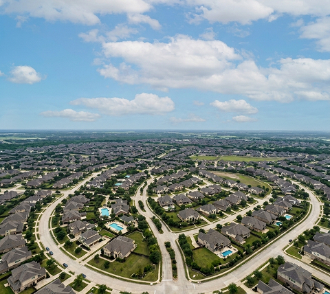 Aerial Sky Replacement After
