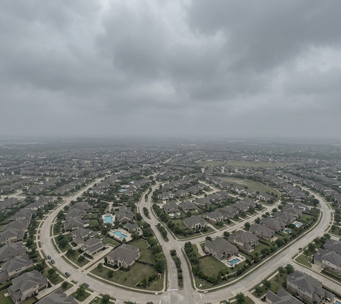 Aerial Sky Replacement Before