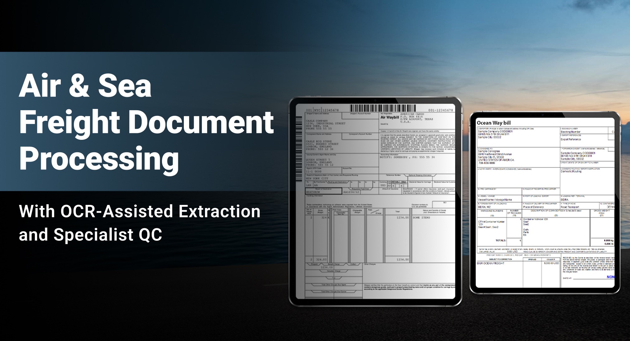 Air & Sea Freight Document Processing