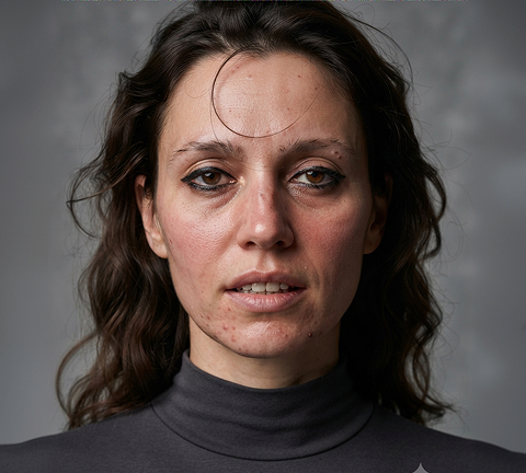 Skin and Beauty Portrait Retouching Before