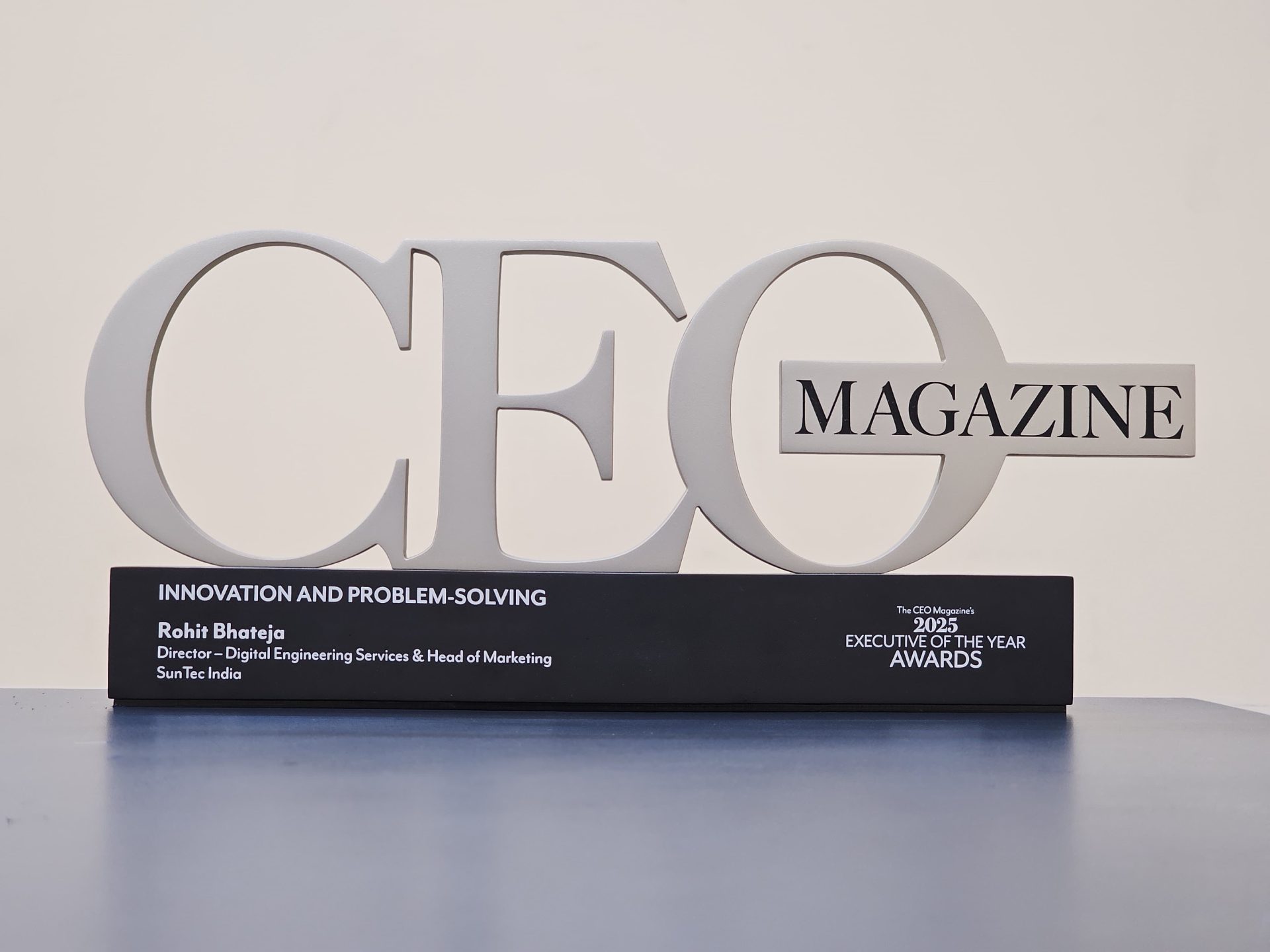 The CEO Magazine Honors Rohit Bhateja with Executive of the Year 2025 Award