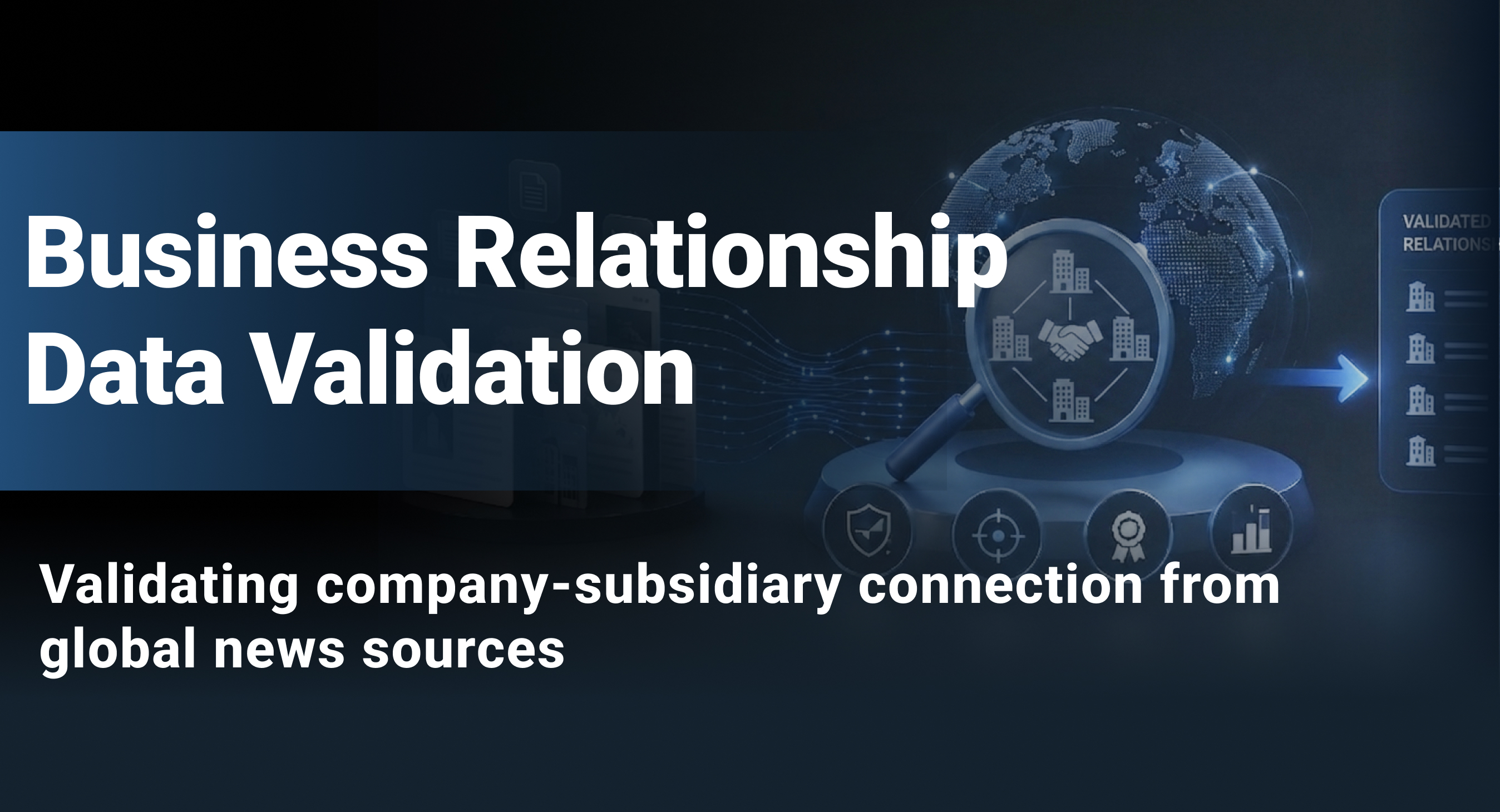 Business Relationship Data Validation