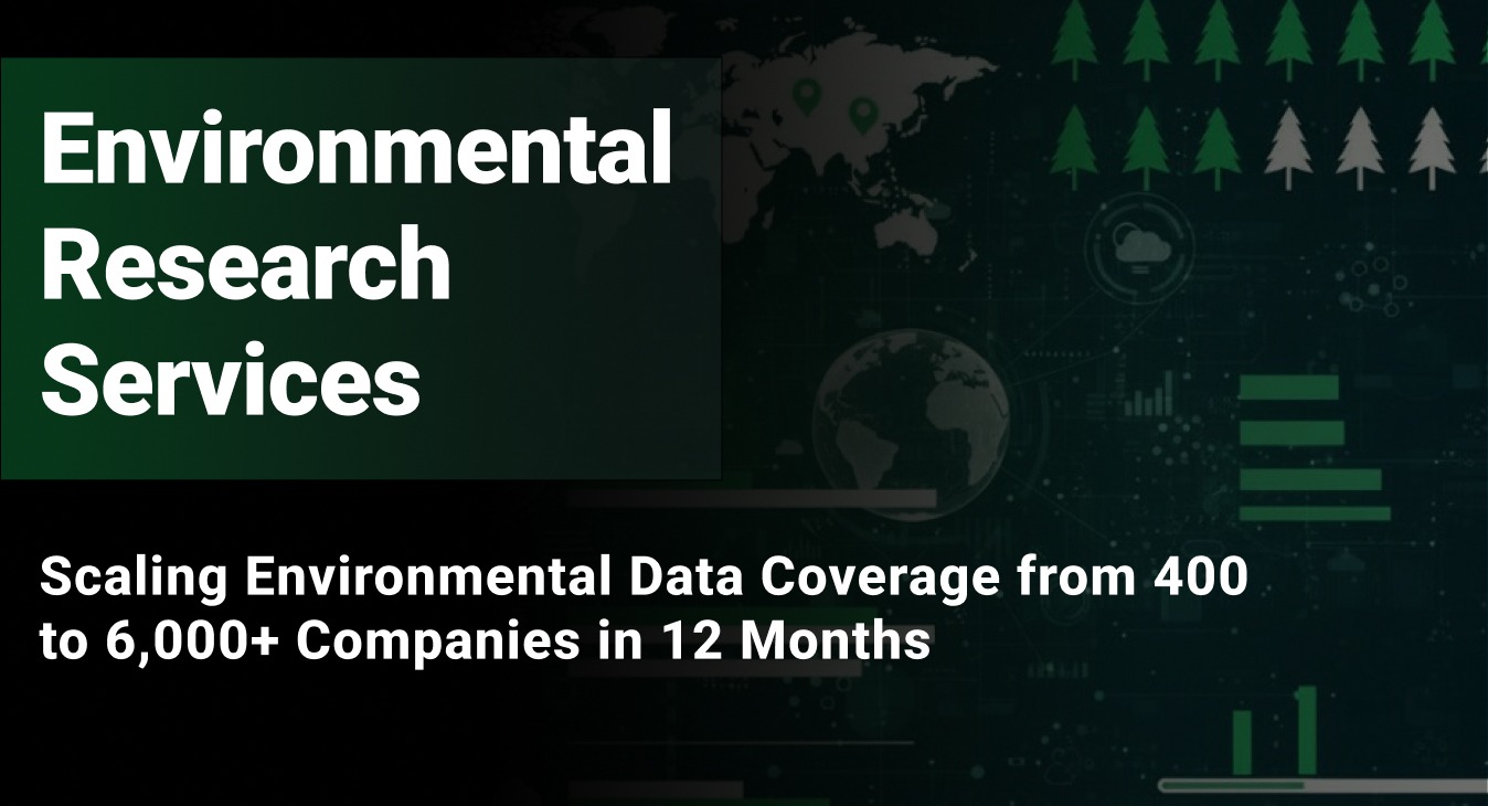 Environmental Research Data Collection