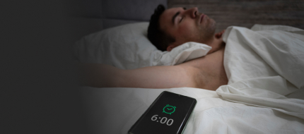 Keep track of your sleep via an intuitive sleep monitoring app!