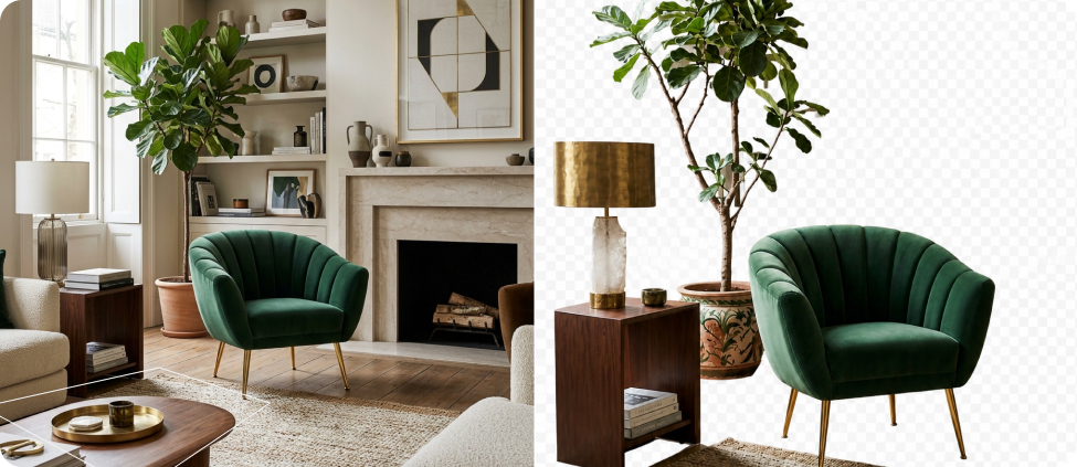 Image Masking Services for Furniture