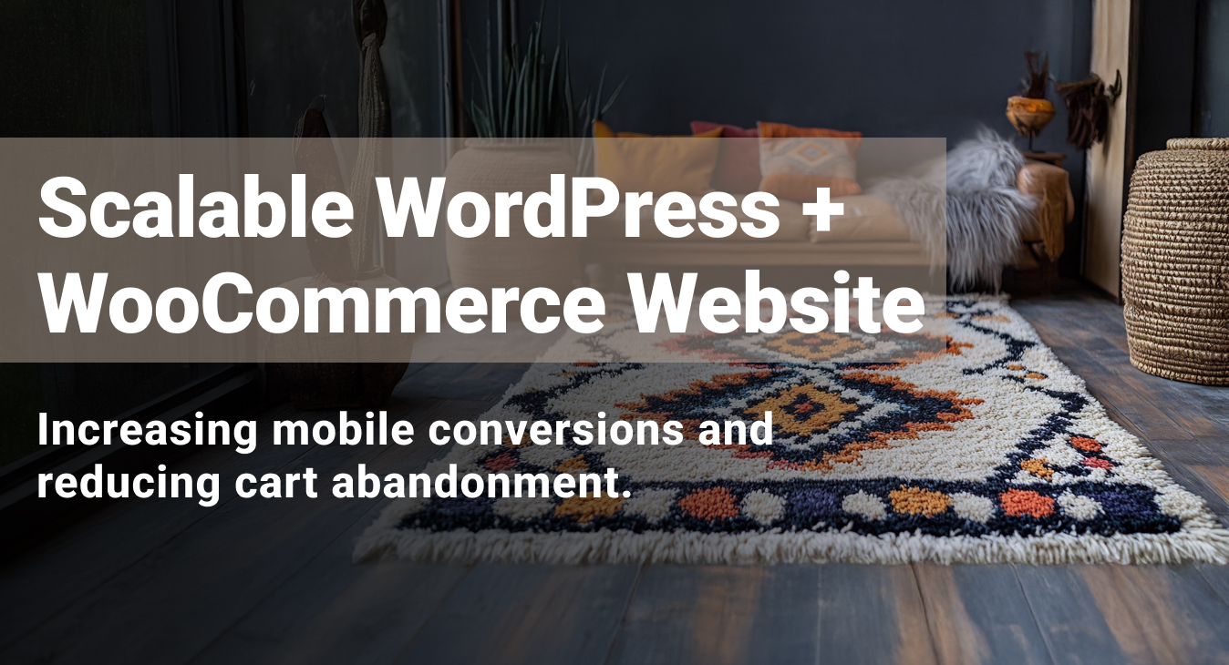 Scalable WordPress + WooCommerce Website
