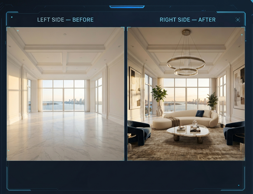 Virtual Staging for Luxury Spaces