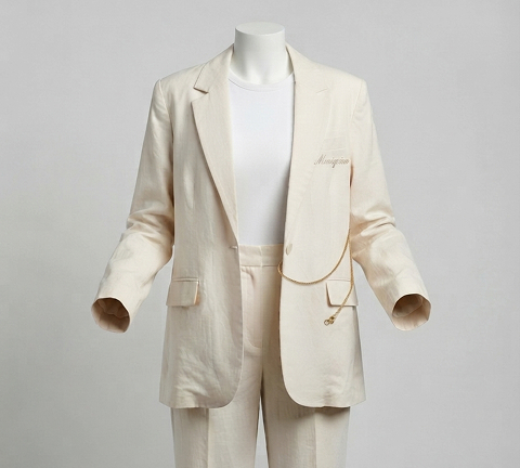 Multi-Piece Garment Ghost Mannequin Editing Before