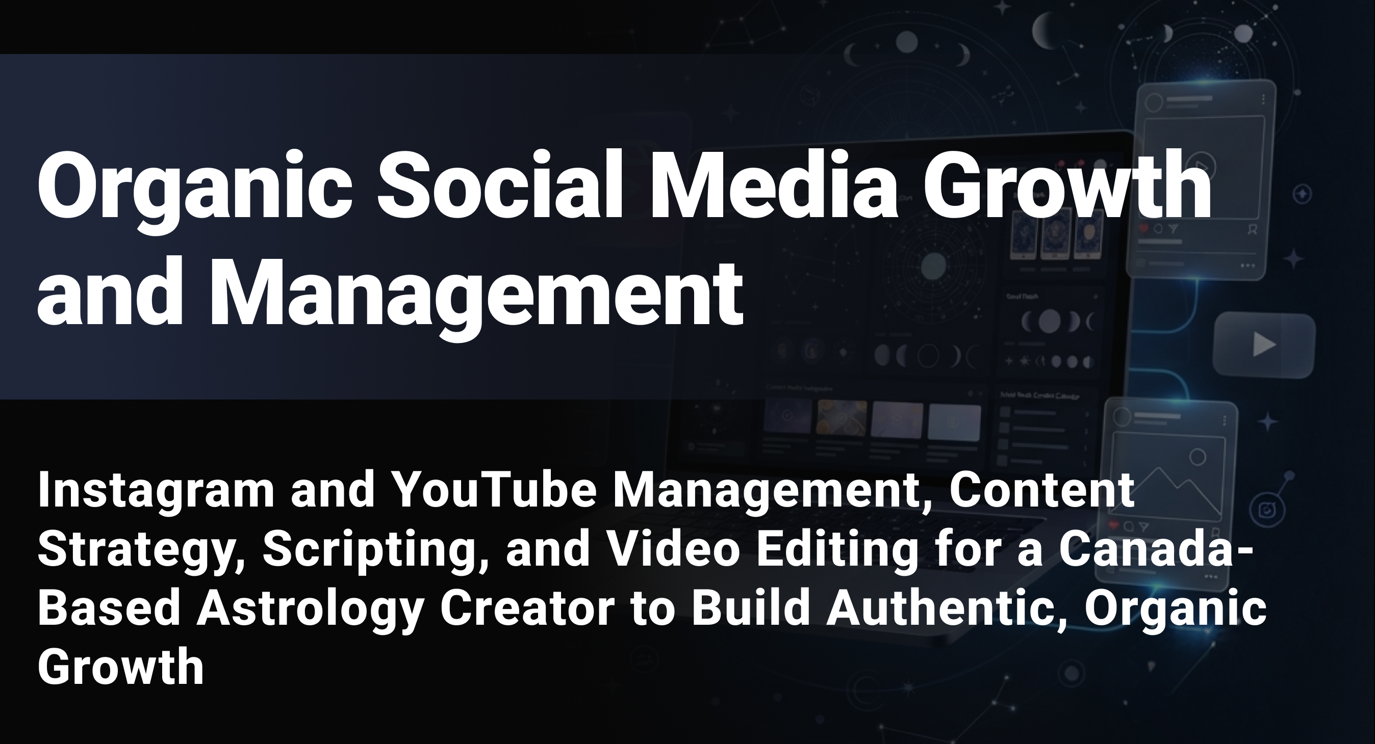 Organic Social Media Growth and Management