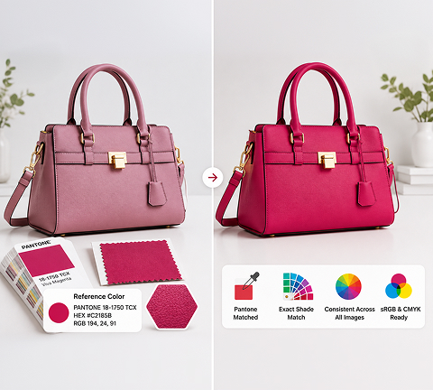Pantone, Hex & Swatch-Referenced Color Matching