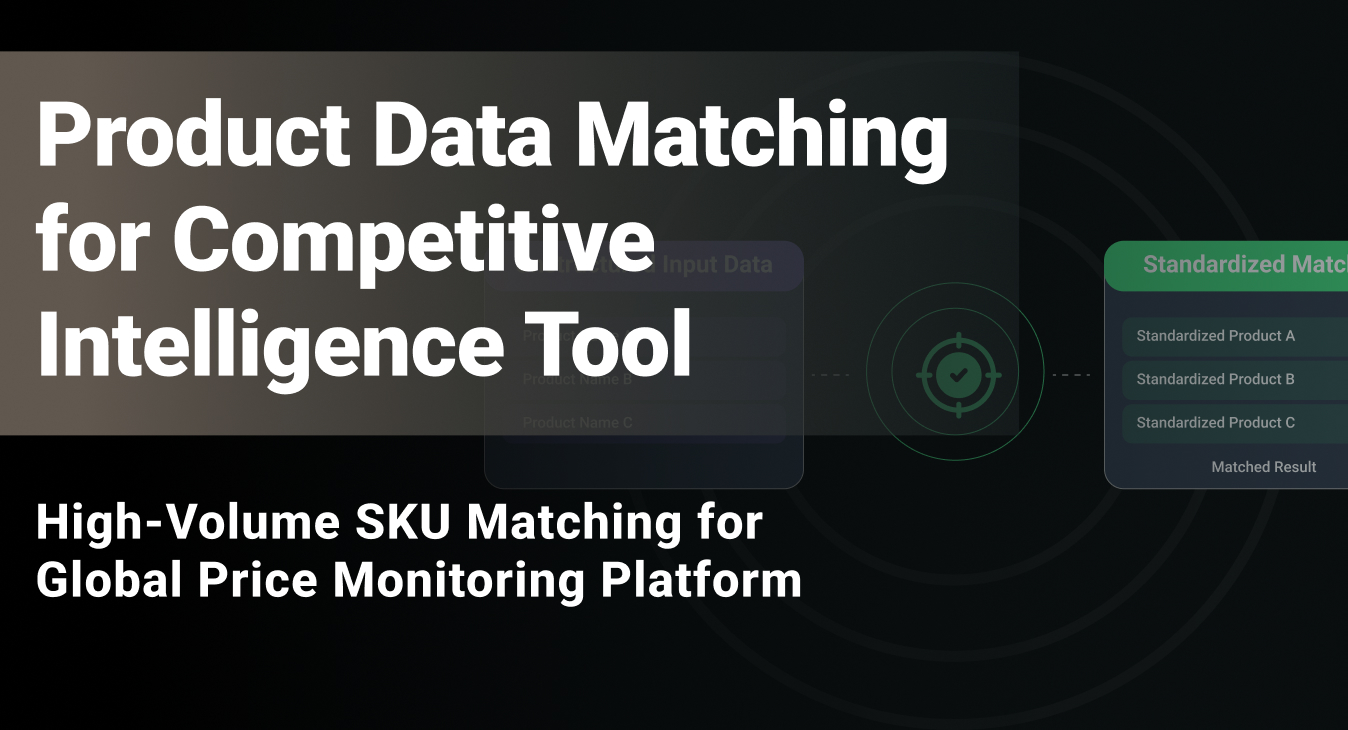 Product Data Matching for Competitive Intelligence Tool