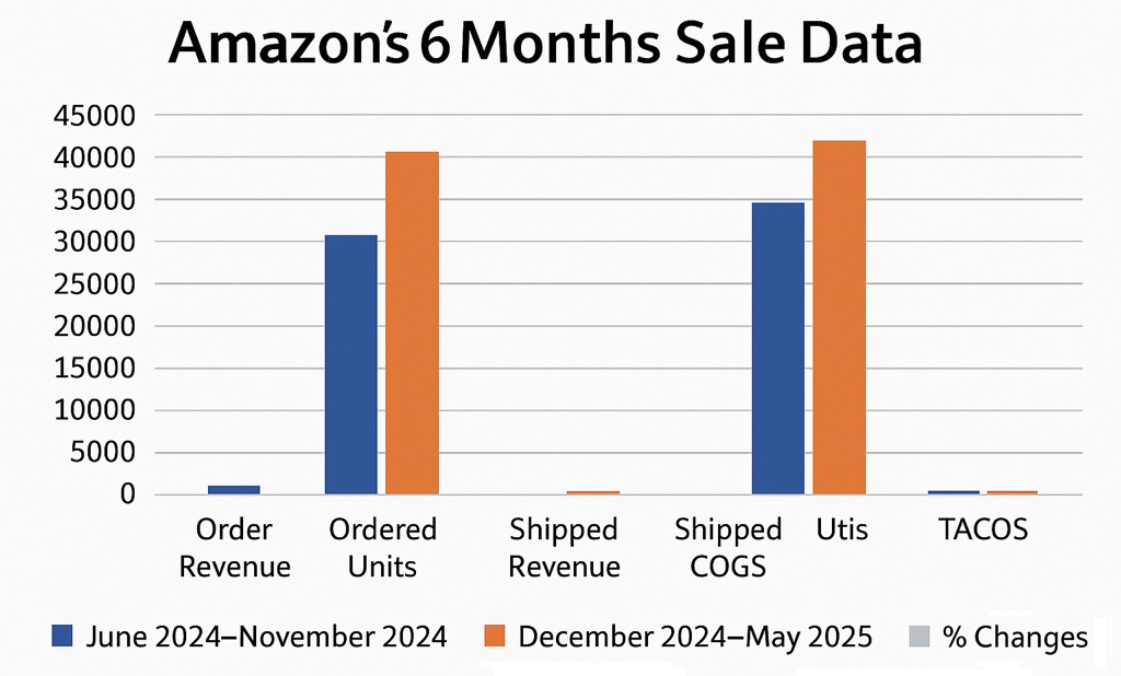 Amazon months sale data