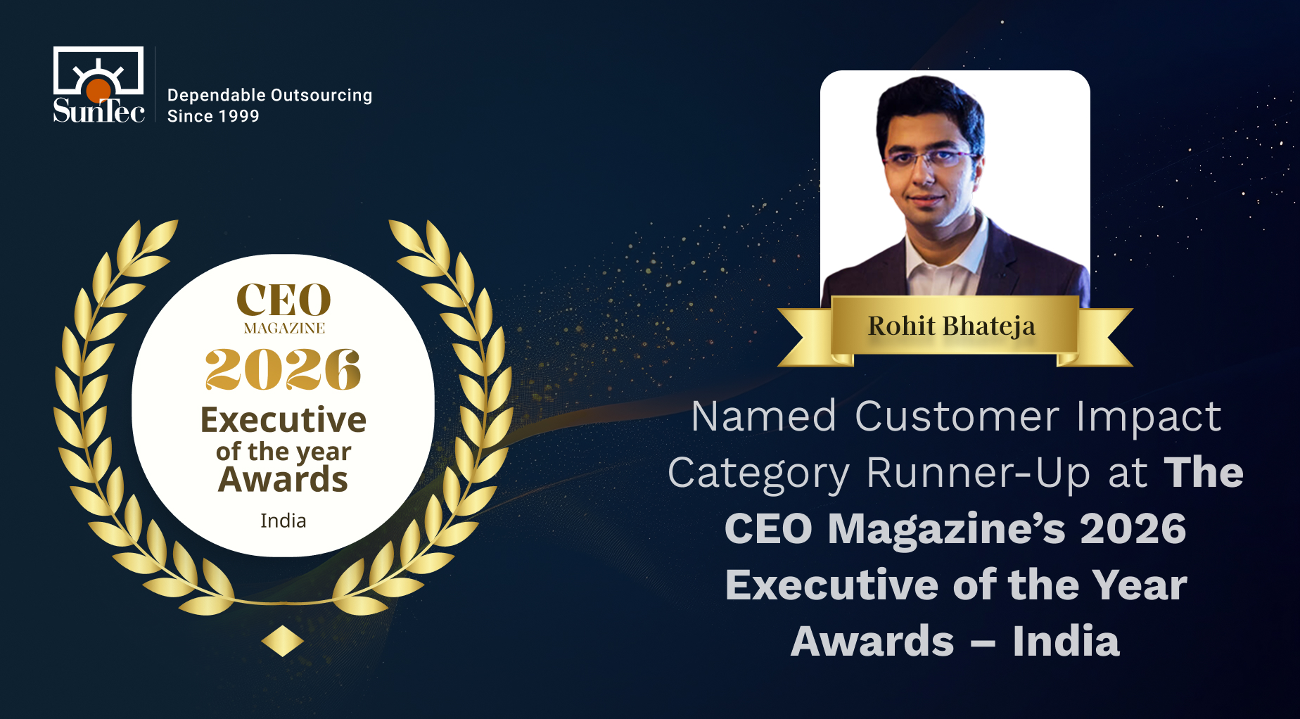 Rohit Bhateja Named Customer Impact Category Runner-Up at The CEO Magazine’s 2026 Executive of the Year Awards – India
