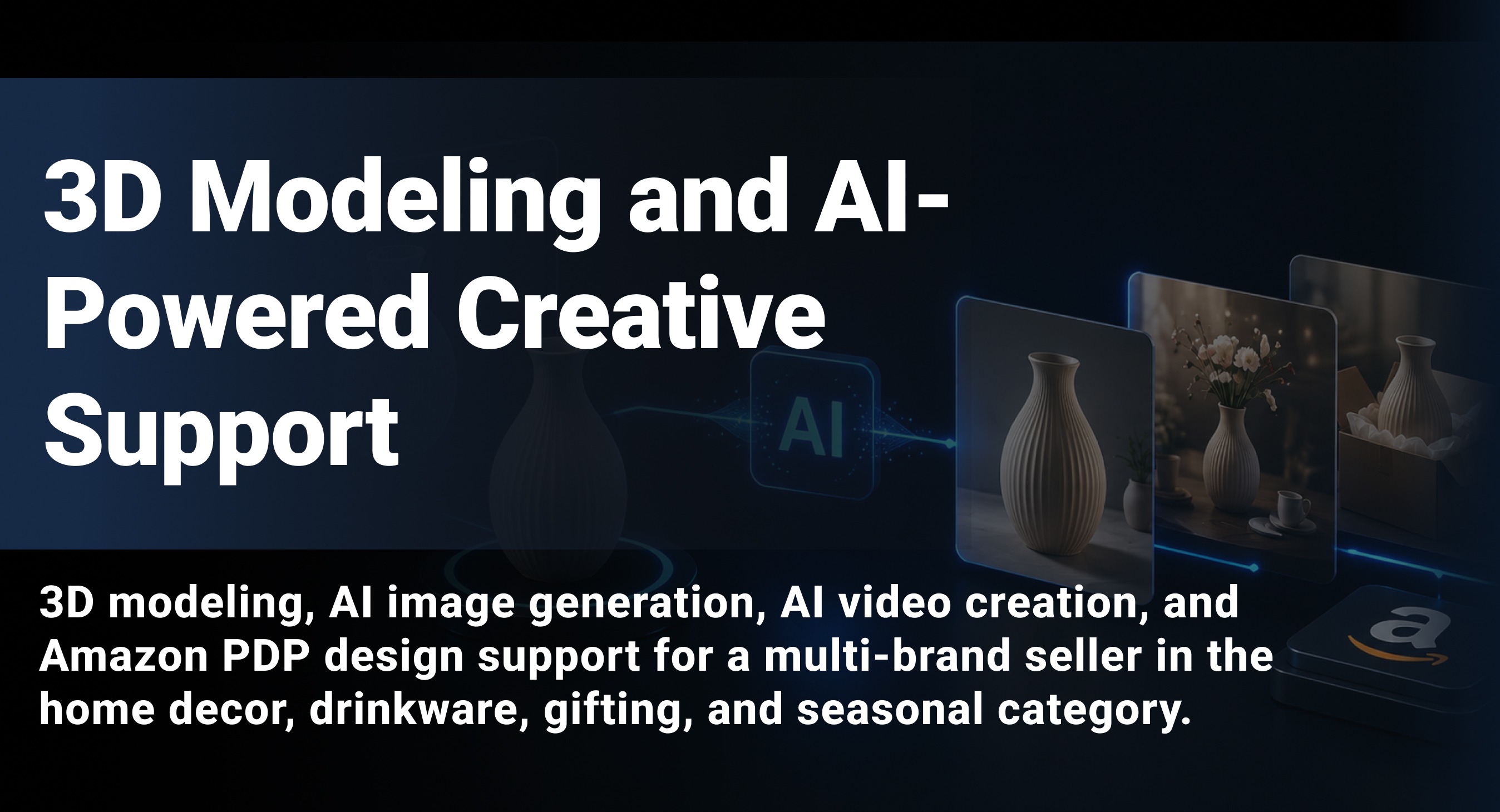 End-to-End Creative Production for Amazon Growth