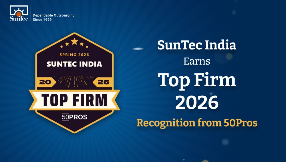 SunTec India Named a Top Firm for Spring 2026 by 50Pros