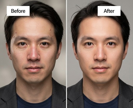 Business Headshot Retouching