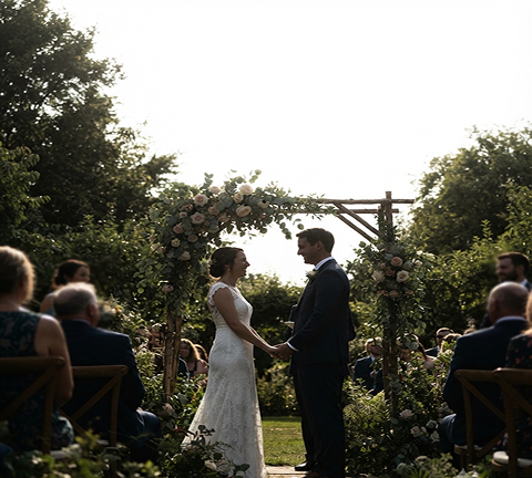 Wedding HDR Photo Blending Before
